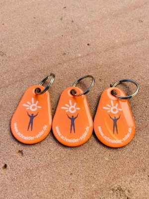 Schneider Solar Ladekarte für Elektroautos - Schlüsselanhänger